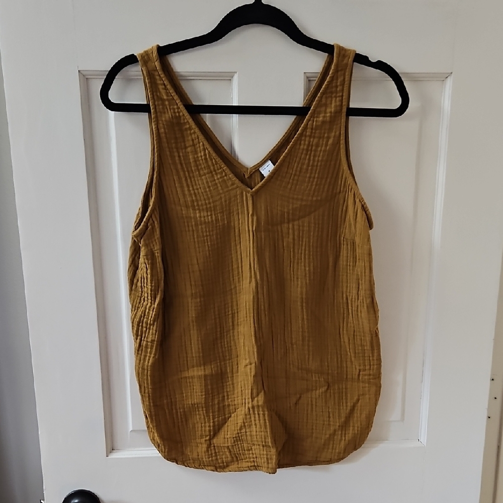 Old Navy Dark Mustard Tank Top
